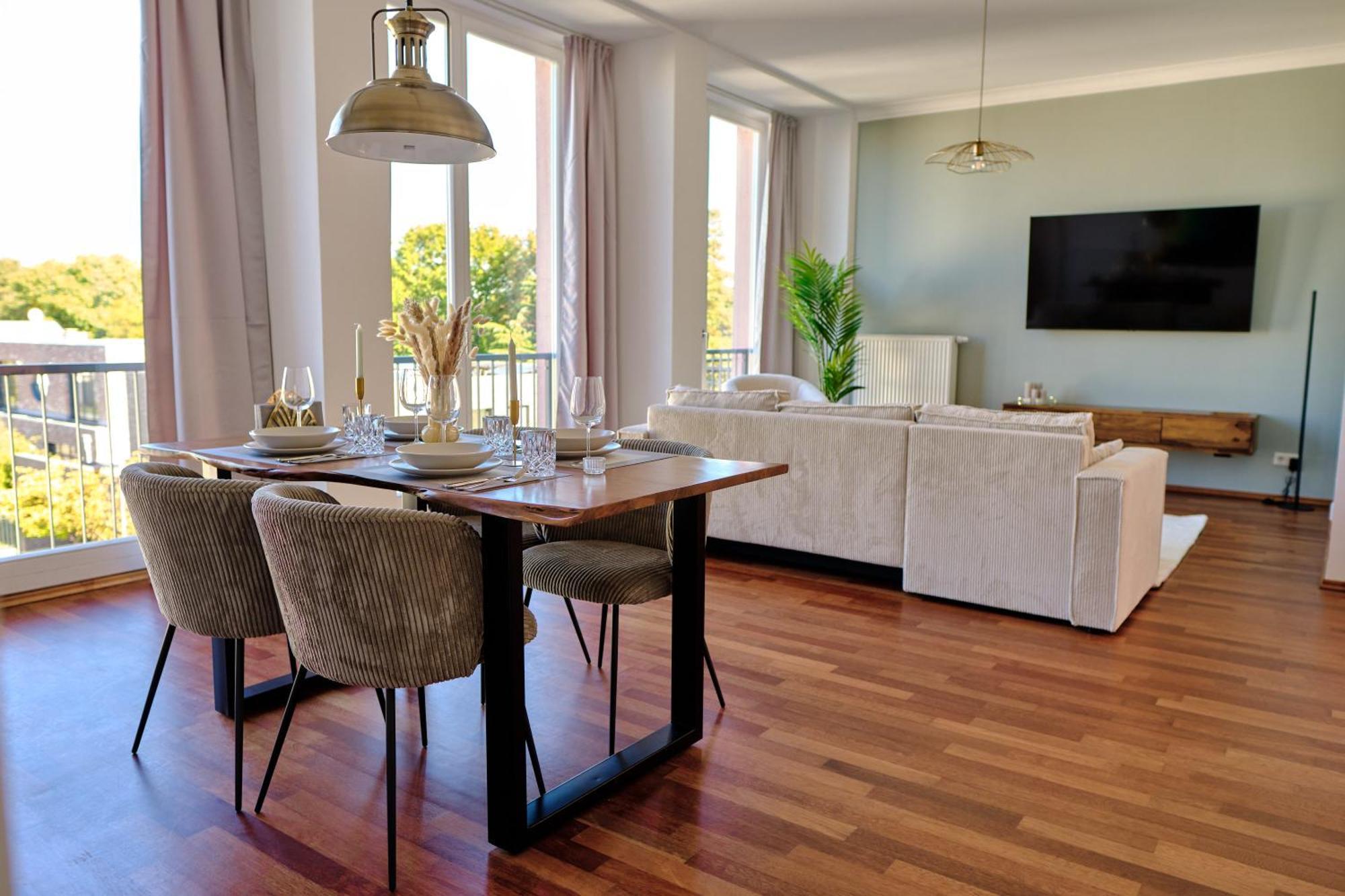 Historisches Deluxe Apartment Im Marianum 노이스 외부 사진